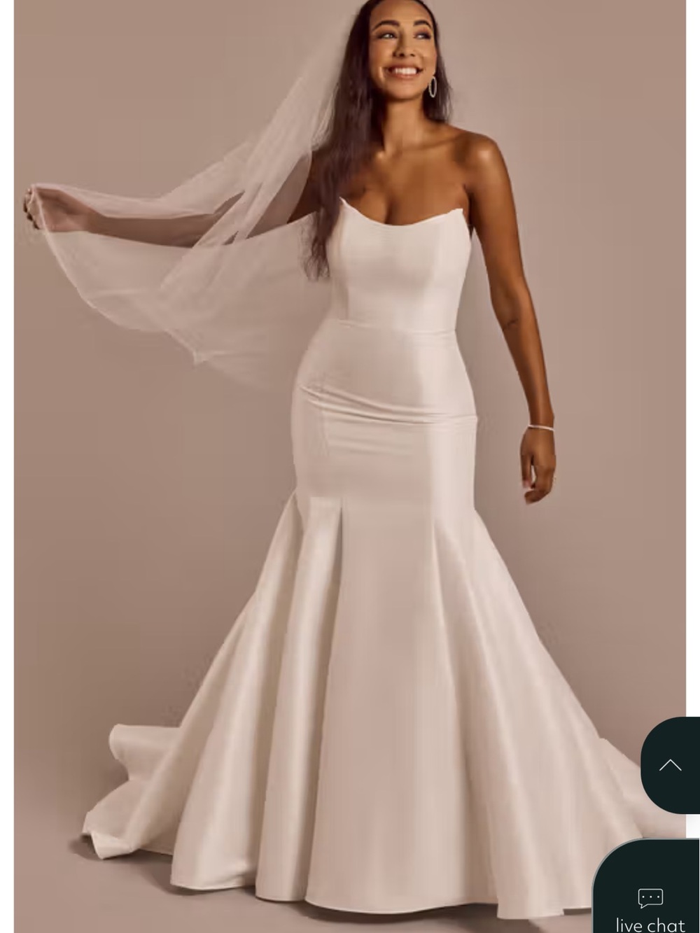 Strapless Mikado Mermaid Wedding Dress
STYLE# WG4123